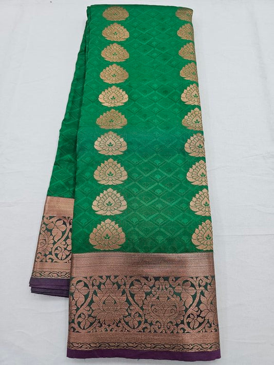 Kanchipuram Blended Trendy Fancy Silk Saree 116