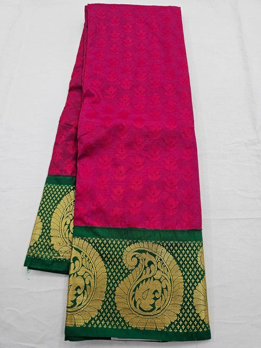 Kanchipuram Blended Trendy Fancy Silk Saree 129