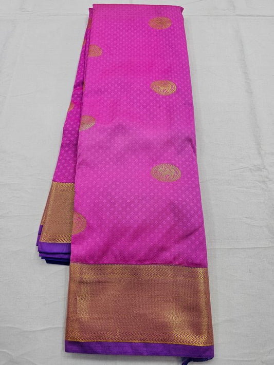 Kanchipuram Blended Trendy Fancy Silk Saree 130