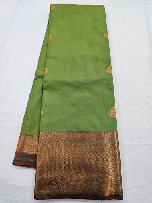 Kanchipuram Blended Trendy Fancy Silk Saree 136