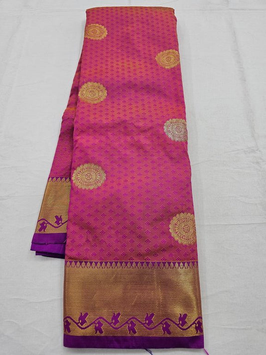 Kanchipuram Blended Trendy Fancy Silk Saree 142