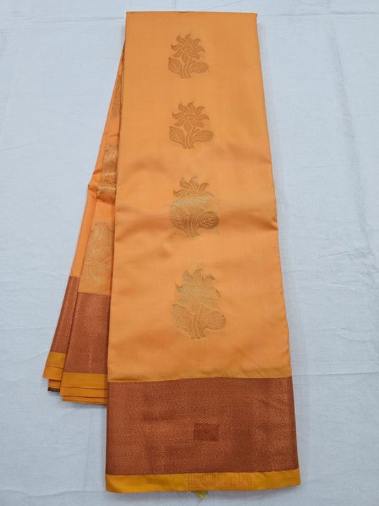 Kanchipuram Blended Trendy Fancy Silk Saree 155