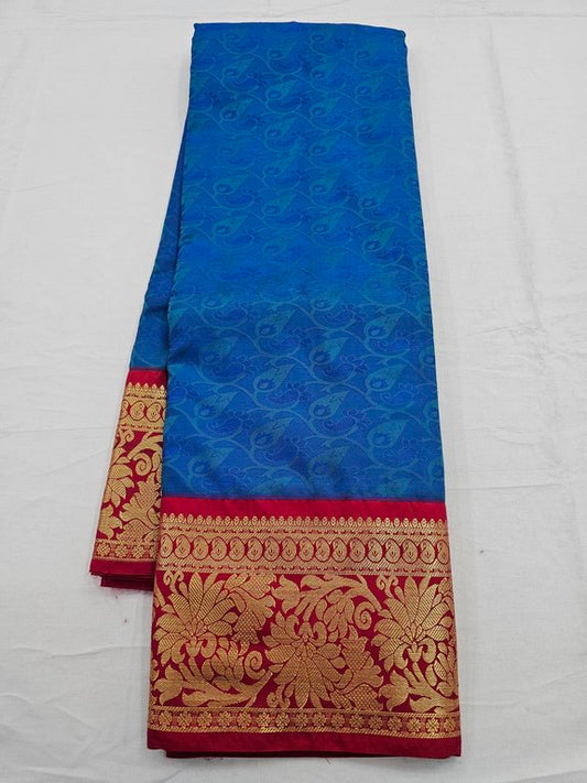 Kanchipuram Blended Trendy Fancy Silk Saree 163