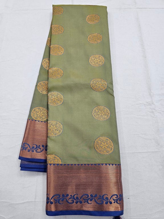 Kanchipuram Blended Trendy Fancy Silk Saree 164