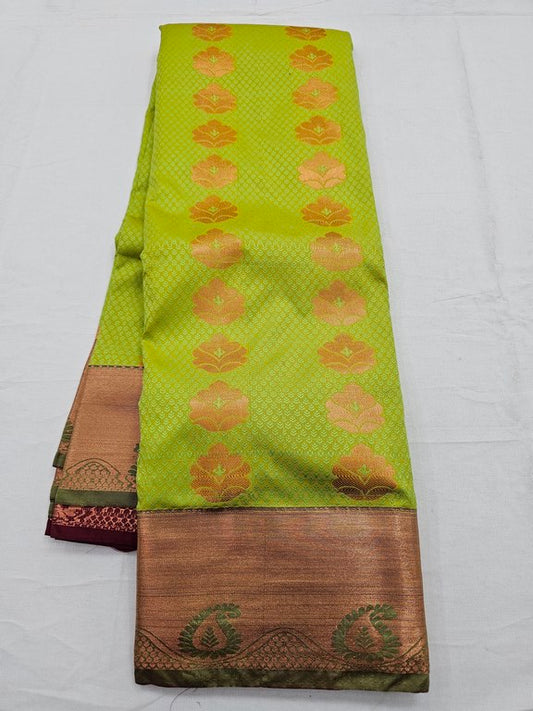 Kanchipuram Blended Trendy Fancy Silk Saree 187