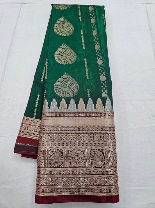 Kanchipuram Blended Trendy Fancy Silk Saree 193