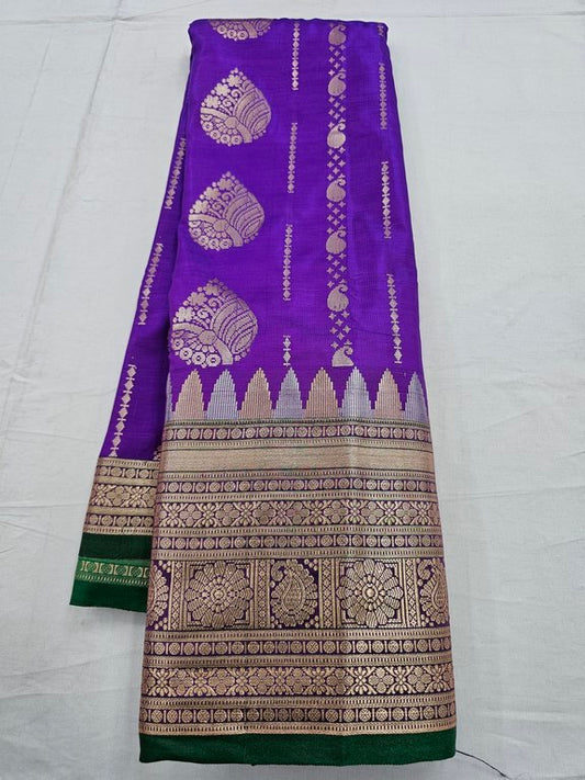Kanchipuram Blended Trendy Fancy Silk Saree 194