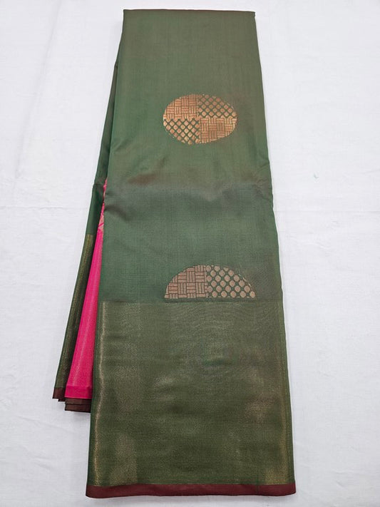 Kanchipuram Blended Trendy Fancy Silk Saree 223