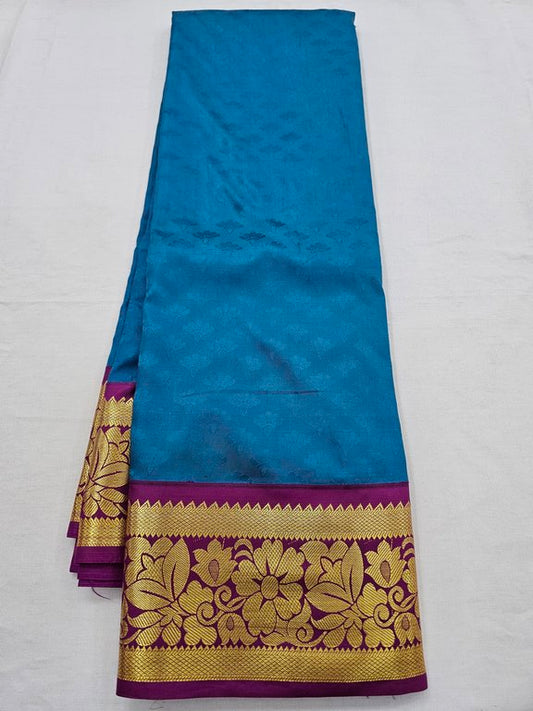 Kanchipuram Blended Trendy Fancy Silk Saree 258