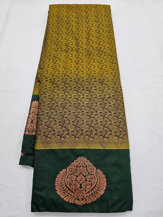 Kanchipuram Blended Trendy Fancy Silk Saree 262