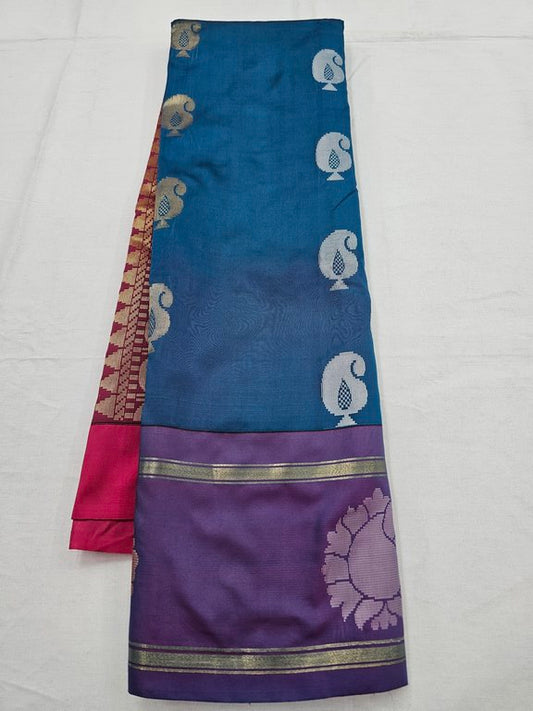 Kanchipuram Blended Trendy Fancy Silk Saree 273