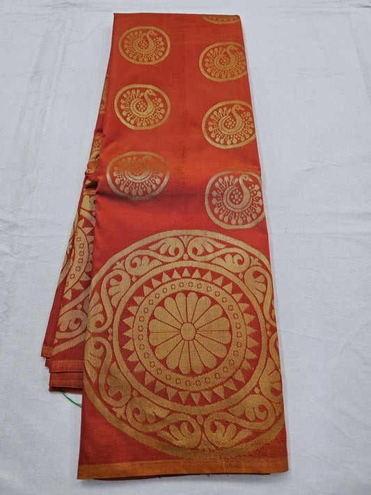 Kanchipuram Blended Trendy Fancy Silk Saree 302