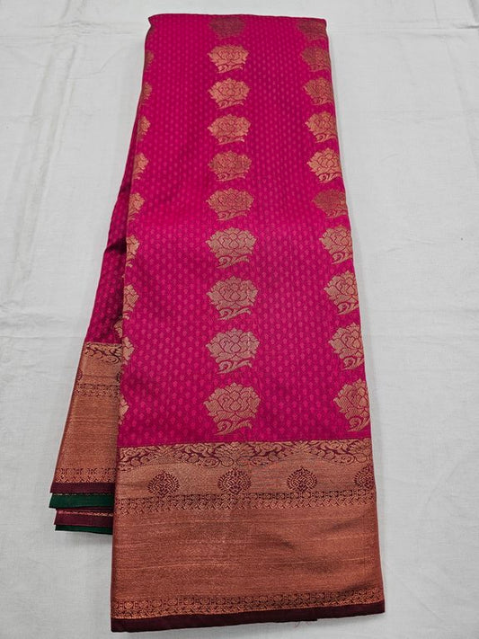 Kanchipuram Blended Trendy Fancy Silk Saree 327