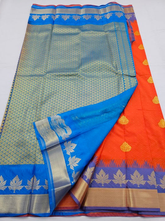 Kanchipuram Blended Trendy Fancy Silk Saree 331