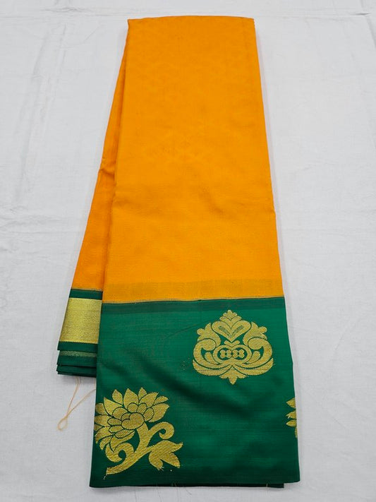 Kanchipuram Blended Trendy Fancy Silk Saree 354