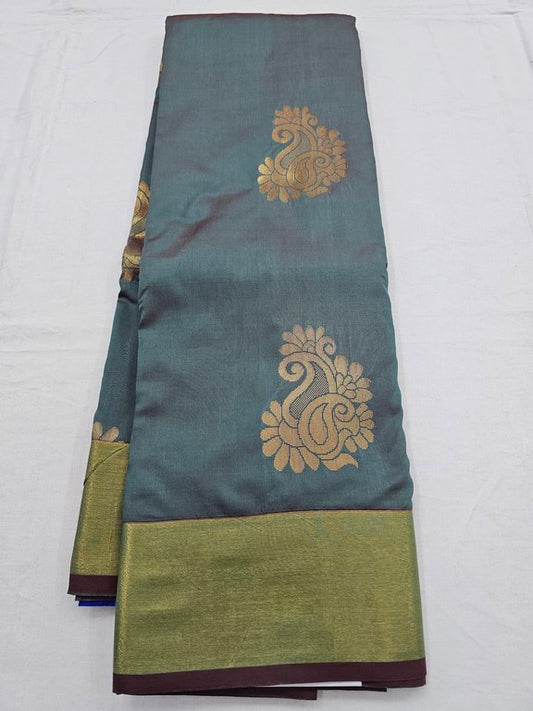 Kanchipuram Blended Trendy Fancy Silk Saree 357