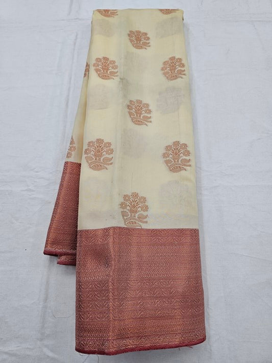 Kanchipuram Blended Trendy Fancy Silk Saree 407