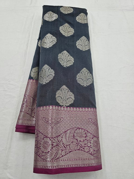 Kanchipuram Blended Trendy Fancy Silk Saree 413