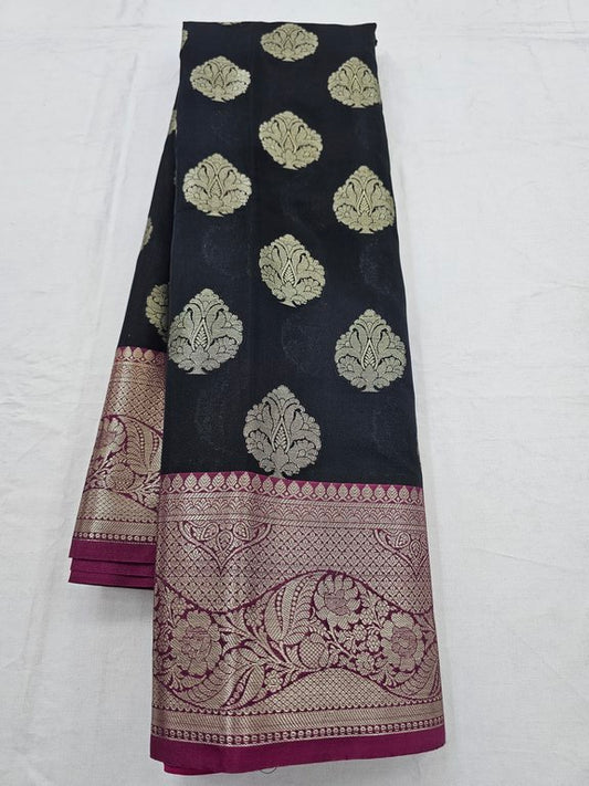 Kanchipuram Blended Trendy Fancy Silk Saree 416