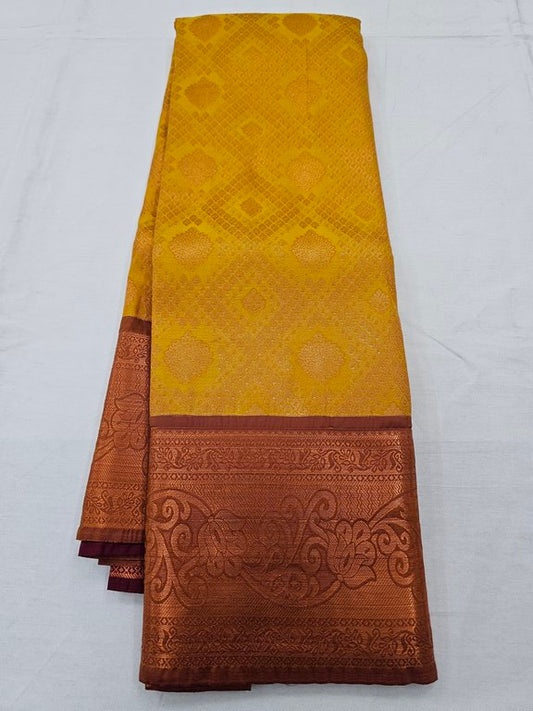 Kanchipuram Blended Semi Silk Sarees 075