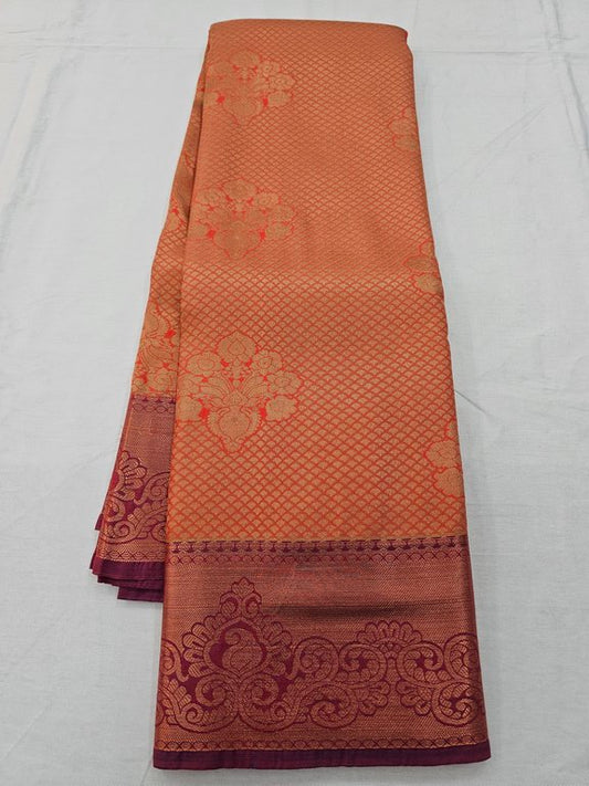 Kanchipuram Blended Semi Silk Sarees 090