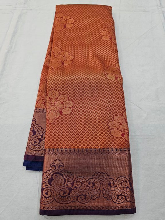 Kanchipuram Blended Semi Silk Sarees 093