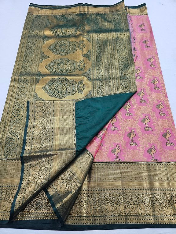 Kanchipuram Blended Tissue Silk Sarees 010