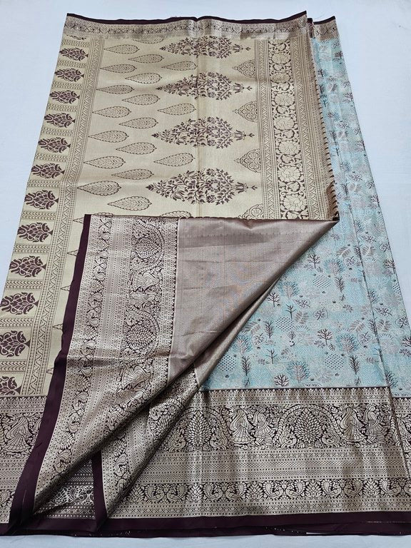 Kanchipuram Blended Tissue Silk Sarees 011
