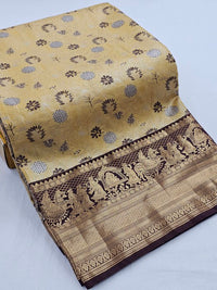 Kanchipuram Blended Tissue Silk Sarees 017