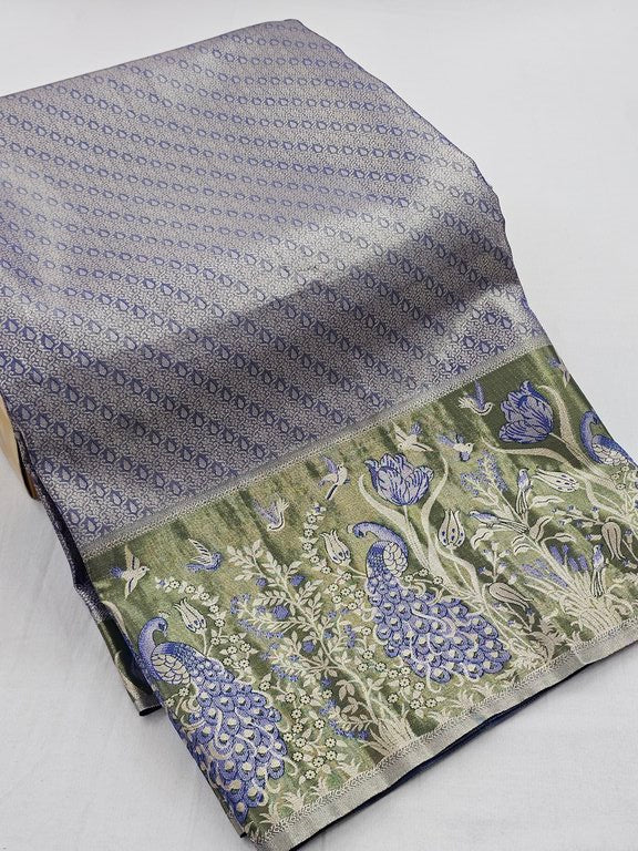 Kanchipuram Blended Tissue Silk Sarees 021