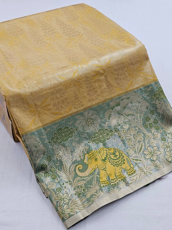 Kanchipuram Blended Tissue Silk Sarees 023