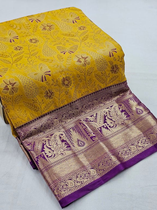Kanchipuram Blended Bridal Silk Sarees 038
