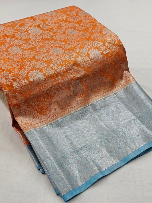 Kanchipuram Blended Bridal Silk Sarees 039
