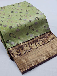 Kanchipuram Blended Tissue Silk Sarees 040