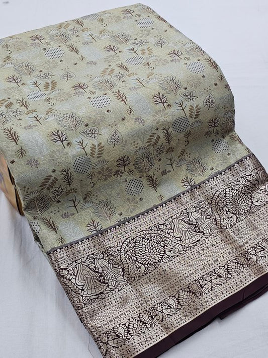 Kanchipuram Blended Tissue Silk Sarees 046