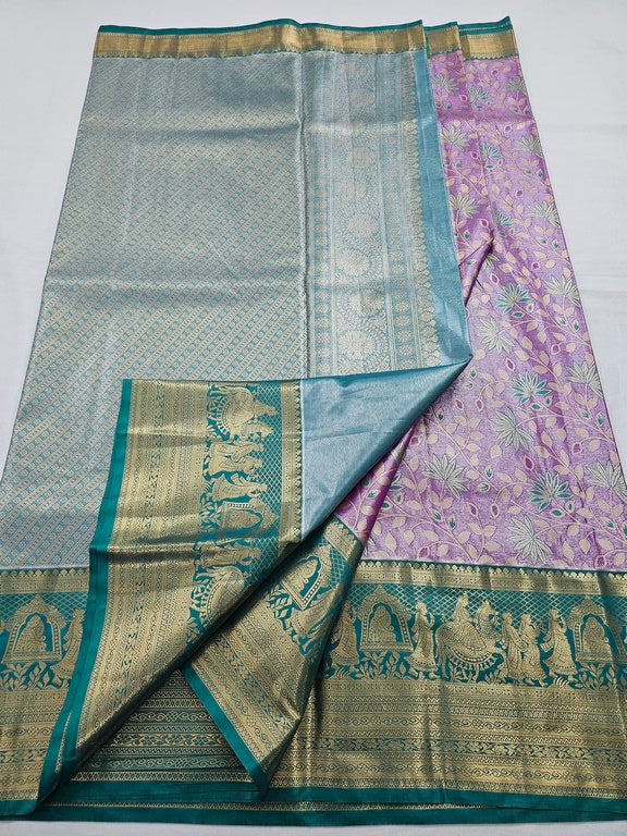 Kanchipuram Blended Tissue Silk Sarees 048