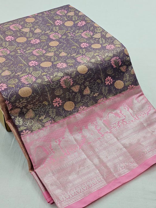 Kanchipuram Blended Tissue Silk Sarees 053