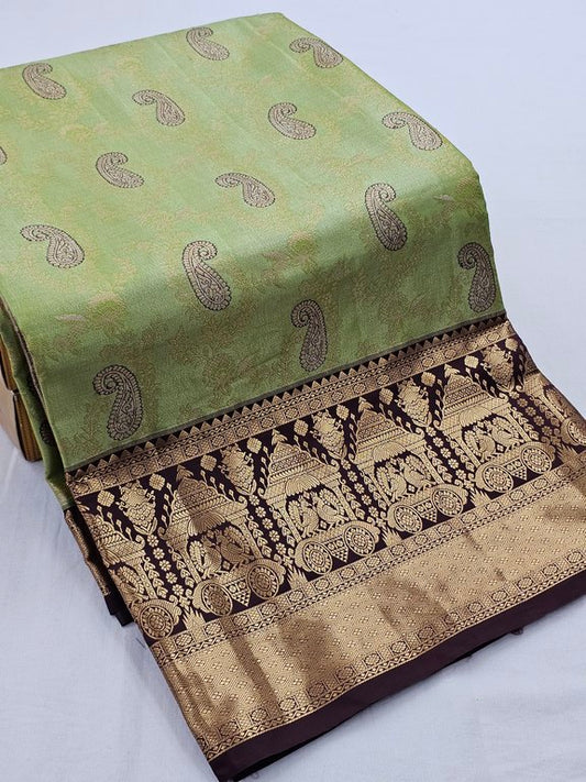Kanchipuram Blended Tissue Silk Sarees 056