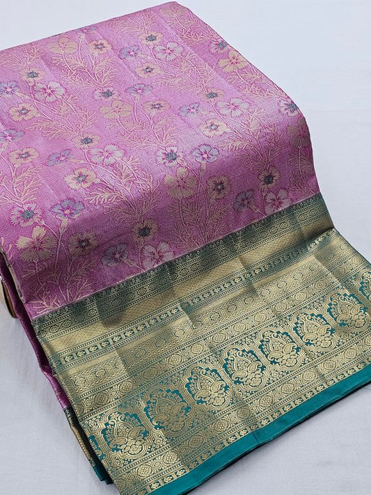 Kanchipuram Blended Tissue Silk Sarees 061