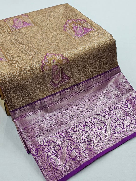 Kanchipuram Blended Tissue Silk Sarees 062