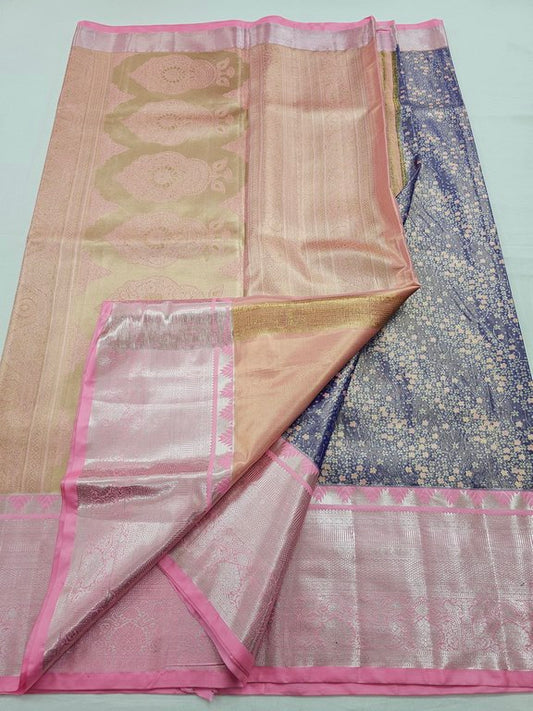 Kanchipuram Blended Tissue Silk Sarees 063