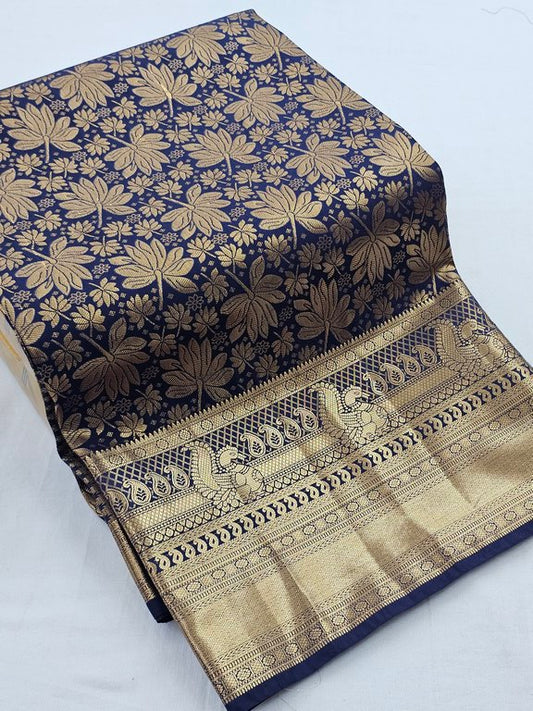 Kanchipuram Blended Bridal Silk Sarees 069