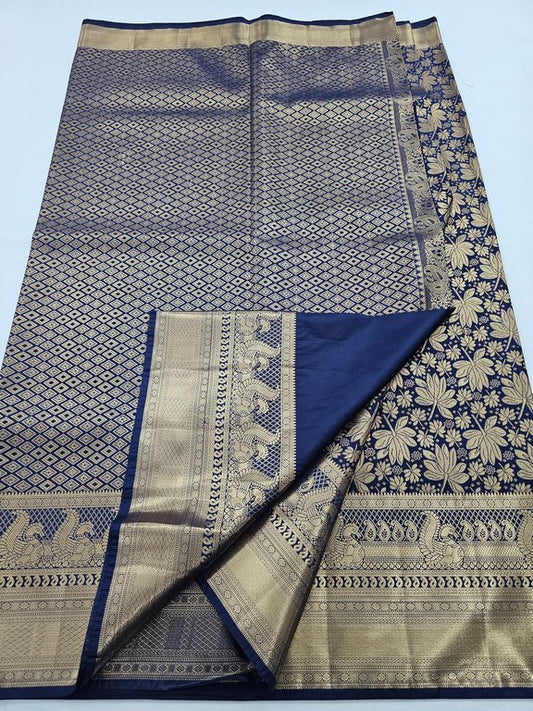 Kanchipuram Blended Bridal Silk Sarees 069