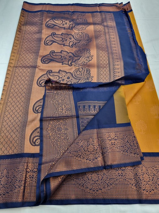 Kanchipuram Blended Bridal Silk Sarees 001