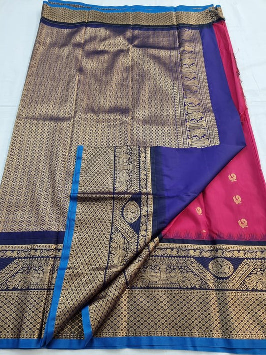 Kanchipuram Blended fancy Silk Sarees 003