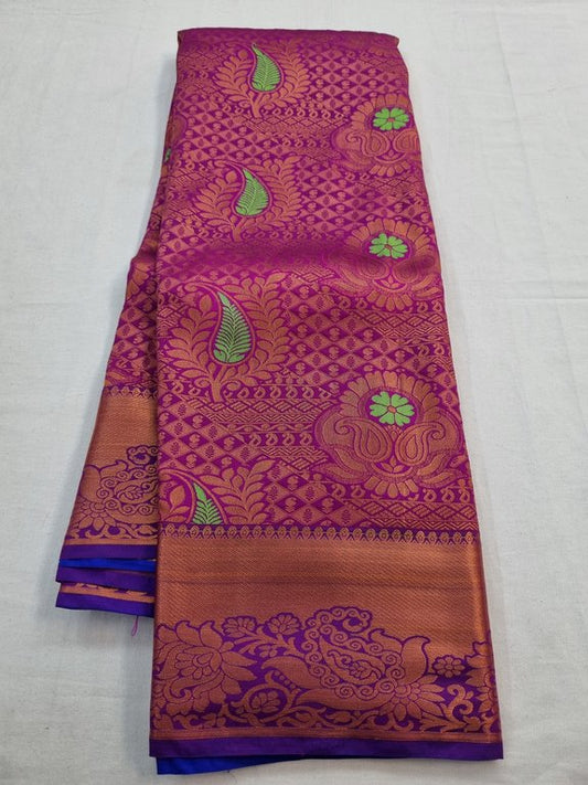 Kanchipuram Blended Bridal Silk Sarees 008