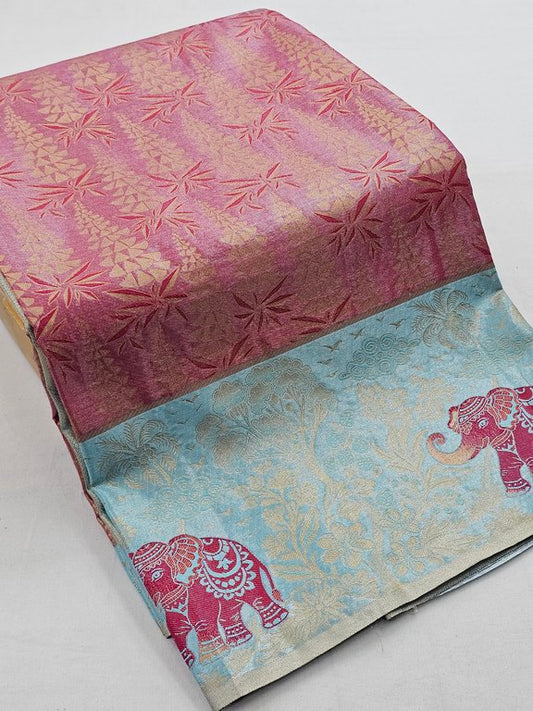 Kanchipuram Blended Tissue Silk Sarees 083