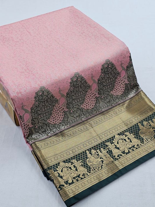 Kanchipuram Blended Tissue Silk Sarees 086
