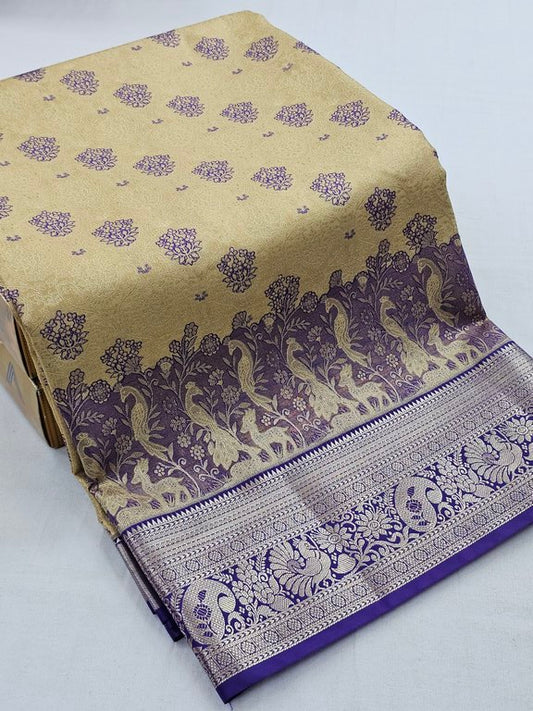 Kanchipuram Blended Tissue Silk Sarees 091
