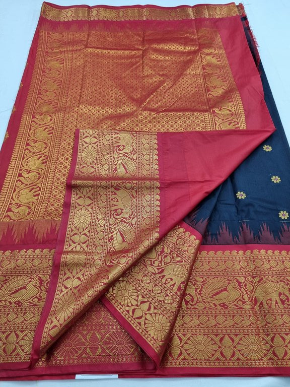 Kanchipuram Blended Gadwal Silk Sarees 060